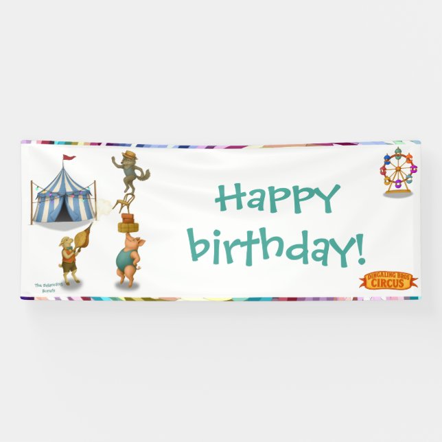 Die balancierende Gruppe Banner (Horizontal)