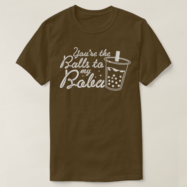Die Bälle zu meinem Boba Partnerlook Bubble Tea T-Shirt (Design vorne)