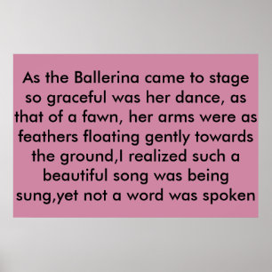 die Ballerina Poster