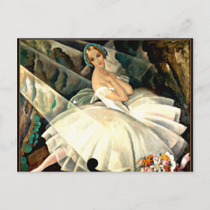 Die Ballerina Ullal Poulsen inBallet Chopiniana Postkarte