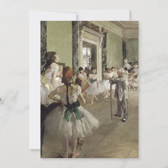 Die Ballettklasse | Edgar Degas (Vorderseite)
