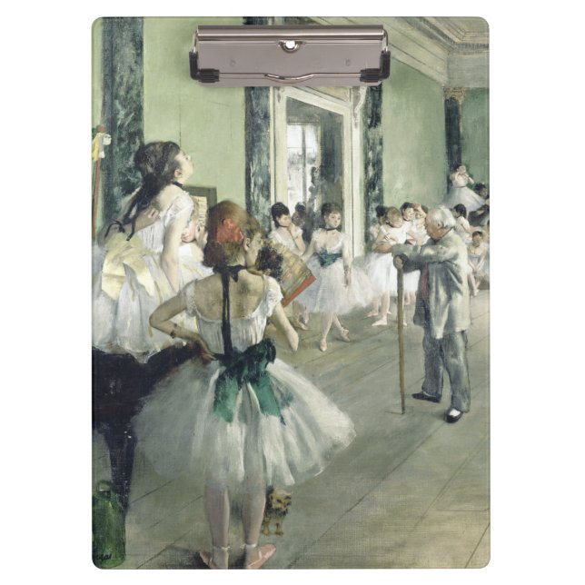 Die Ballettklasse Edgar Degas Klemmbrett (Vorderseite)