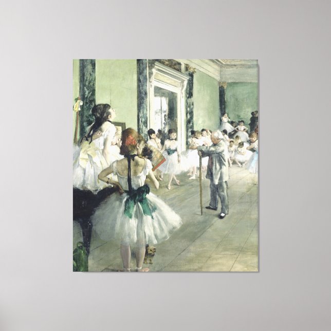 Die Ballettklasse Edgar Degas Leinwanddruck (Vorderseite)