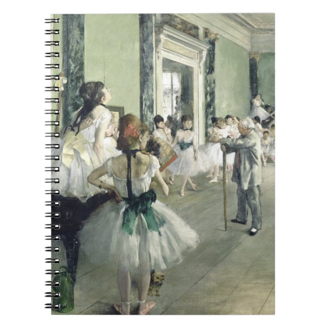 Die Ballettklasse Edgar Degas Notizblock (Vorderseite)