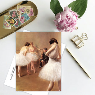 Die Ballettlehre Pierre Carrier-Belleuse Postkarte