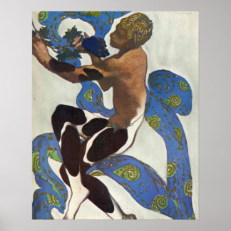 Die Balletttänzerin Nachmittag eines Vaters Poster