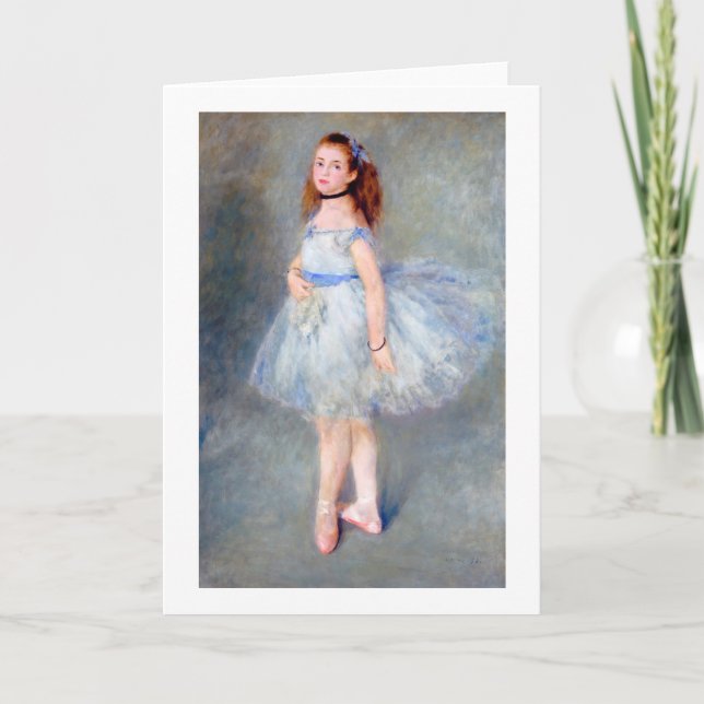 Die Balletttänzerin, Renoir Karte (Vorderseite)