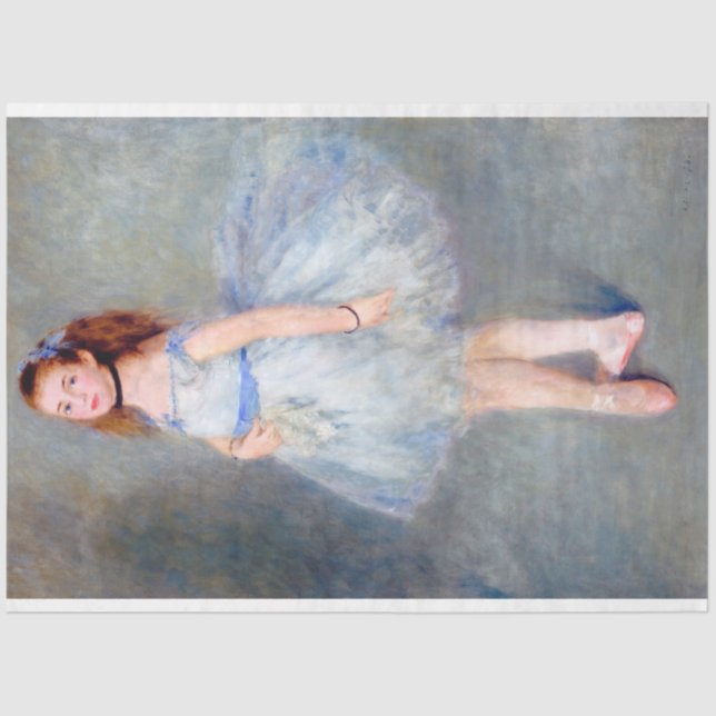 Die Balletttänzerin, Renoir Seidenpapier (Vorderseite)