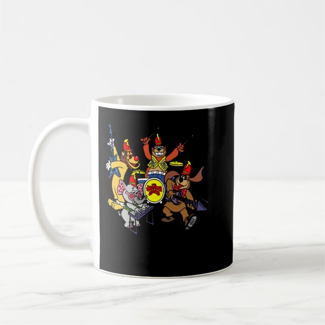 Die Banane spaltet klassisch Kaffeetasse (Links)