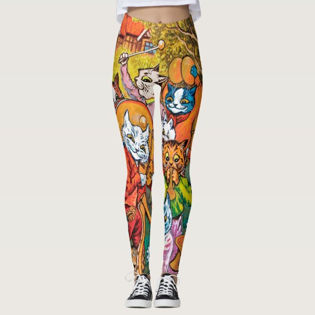 Die Band spielt, Louis Wain Leggings (Vorderseite)