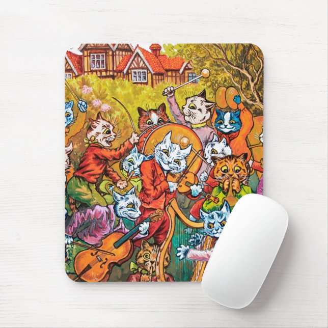 Die Band spielt Louis Wain Mousepad (Mit Mouse)