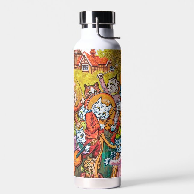 Die Band spielt, Louis Wain Trinkflasche (Links)