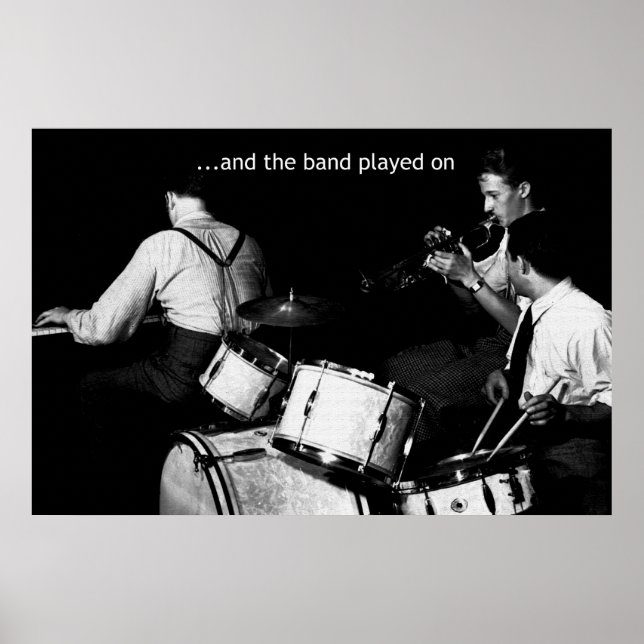 Die Band spielte auf 36 x 24 Poster (Vorne)