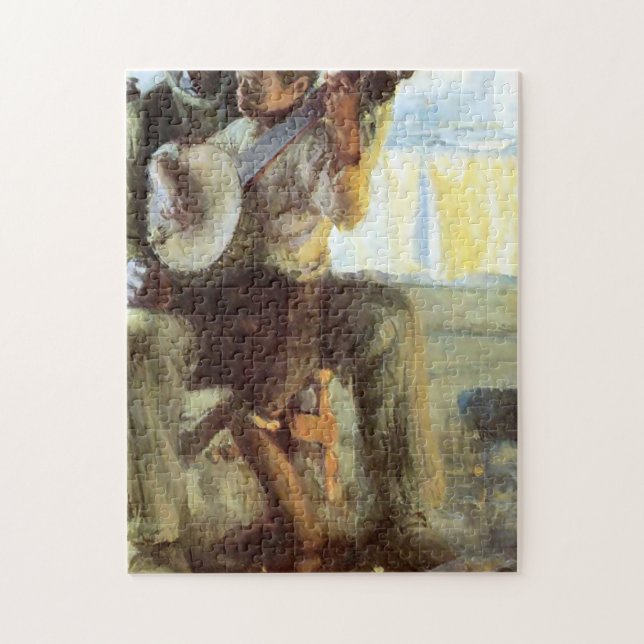 Die Banjo-Lehre von Henry Ossawa Tanner Puzzle (Vertikal)