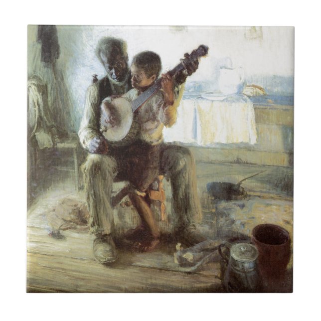 Die Banjo-Lektion Fliese (Vorderseite)