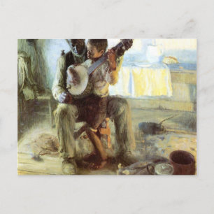 Die Banjostunde Von Henry Ossawa Tanner Postkarte