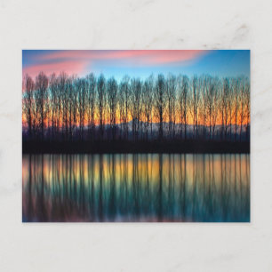 Die Bank der Po   Piemont Italien Postkarte