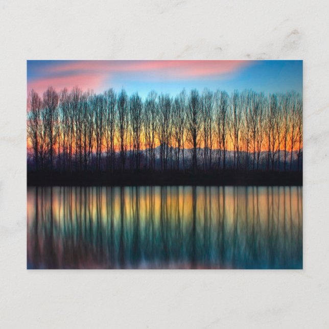 Die Bank der Po | Piemont Italien Postkarte (Vorderseite)