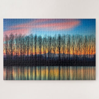 Die Bank der Po | Piemont Italien Puzzle