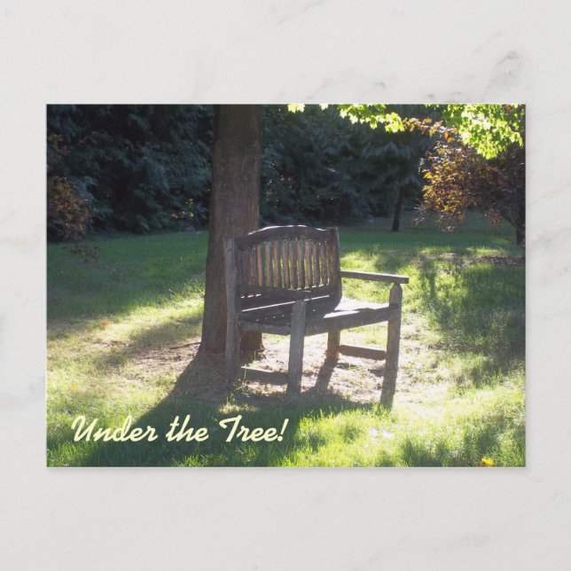 Die Bank Postkarte (Vorderseite)