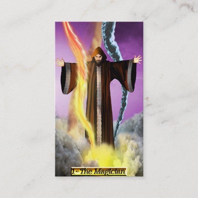 Die Banx Tarot-Magier-Geschäfts-Karten Visitenkarte (Vorderseite)