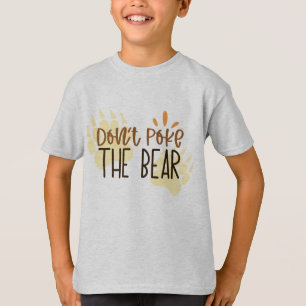 Die Bärentyppografie nicht einwerfen T-Shirt