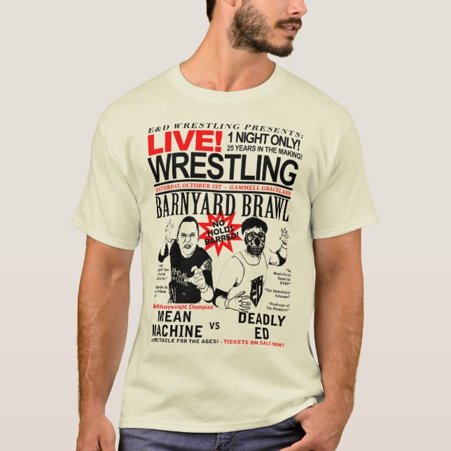 Die Barnyard Brawl Promo T-Shirt (Vorderseite)