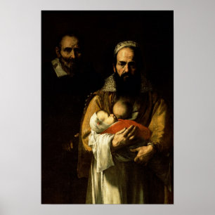 Die bärtige stillende Frau, 1631 Poster