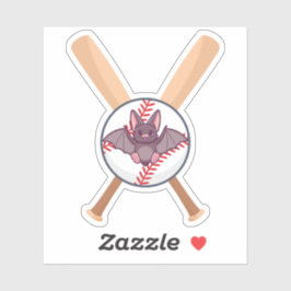 Die Baseball-BAT Aufkleber