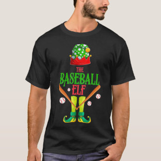 Die Baseball-Elf-Weihnachtszeit T-Shirt