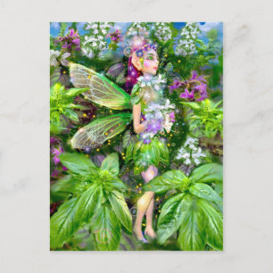 Die Basil Fairy Postkarte