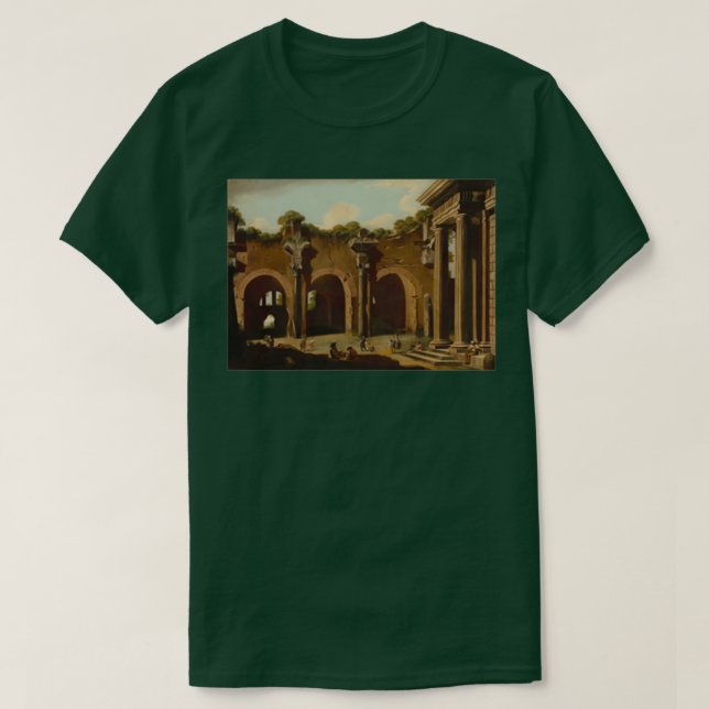 Die Basilika Constantine mit einer dortigen Kolonn T-Shirt (Design vorne)