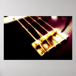 Die Basis eines Basses Poster