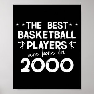 Die Basketballspieler sind in 2000 T-Shirt Poster