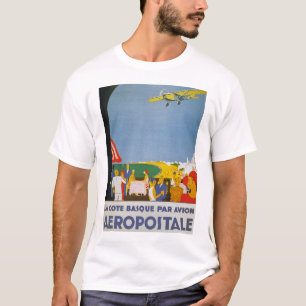 Die Baskische Küste per Flugzeug T-Shirt
