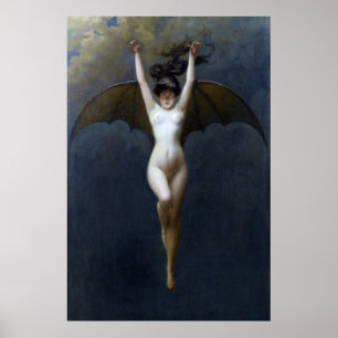 Die Bat-Frau Albert Joseph Penot Poster