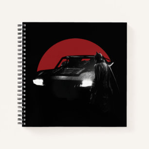 Die Batman & Batmobile Grafik Notizbuch