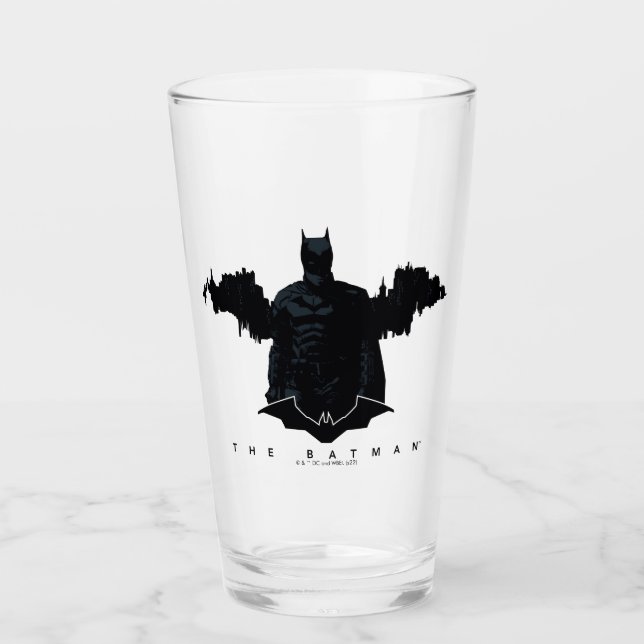 Die Batman Gotham-Silhouette Glas (Vorderseite)