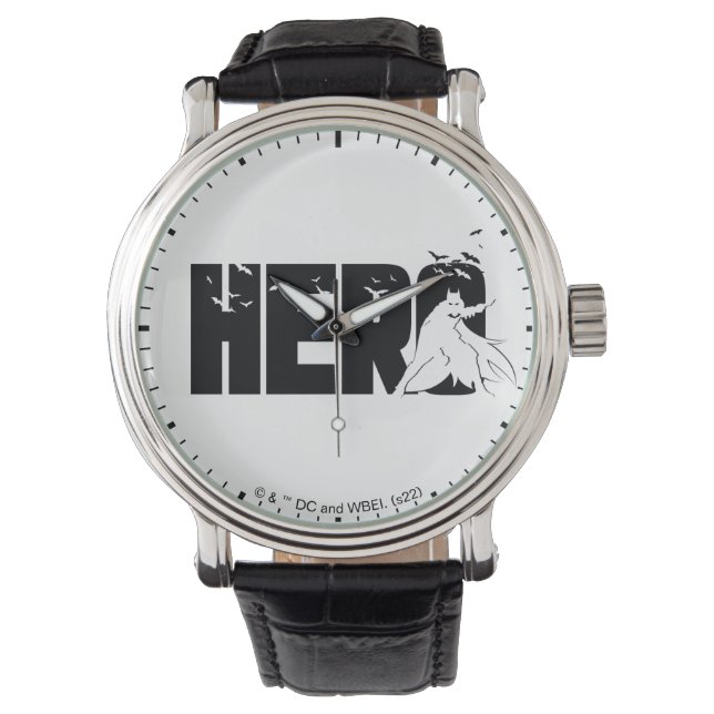 Die Batman-Grafik "Hero" Armbanduhr (Vorderseite)