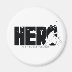 Die Batman-Grafik "Hero" Magnet