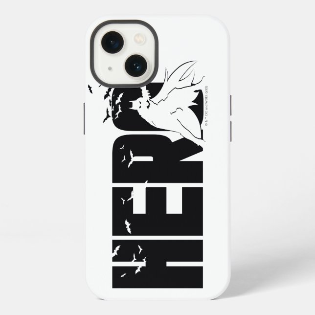 Die Batman "Held" Grafik iPhone Hülle (Rückseite)