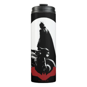 Die Batman Motorrad-Silhouette Thermosbecher