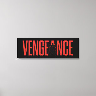 Die Batman-Silhouette der Rache Leinwanddruck