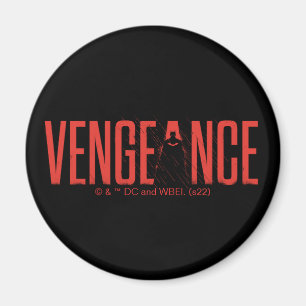 Die Batman-Silhouette der Rache Magnet