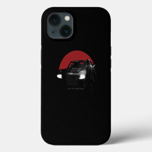 Die Batman- und Batmobile-Grafik iPhone 13 Hülle
