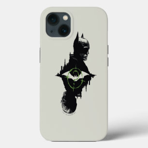 Die Batman- und Riddler-Doppelcharakter-Grafik iPhone 13 Hülle