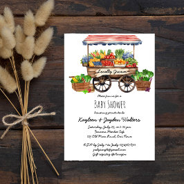 Die Bauer in der Umgebung verkaufen Babydusche Einladung