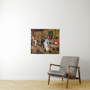 Die Bauernhochzeit von Pieter Bruegel dem Älteren Wandteppich