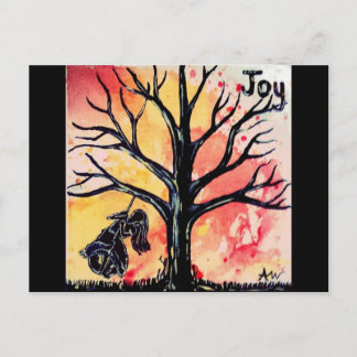 Die Baum-Reihe: Freude Postkarte