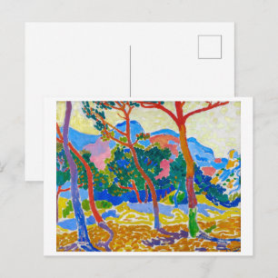 Die Bäume Andre Derain Postkarte